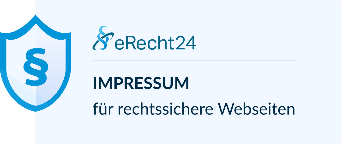 Rechtssicheres Impressum von eRecht24